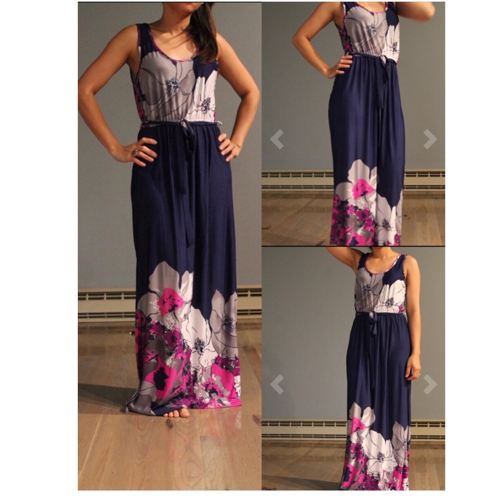 summer beach maternity maxi dress flora print